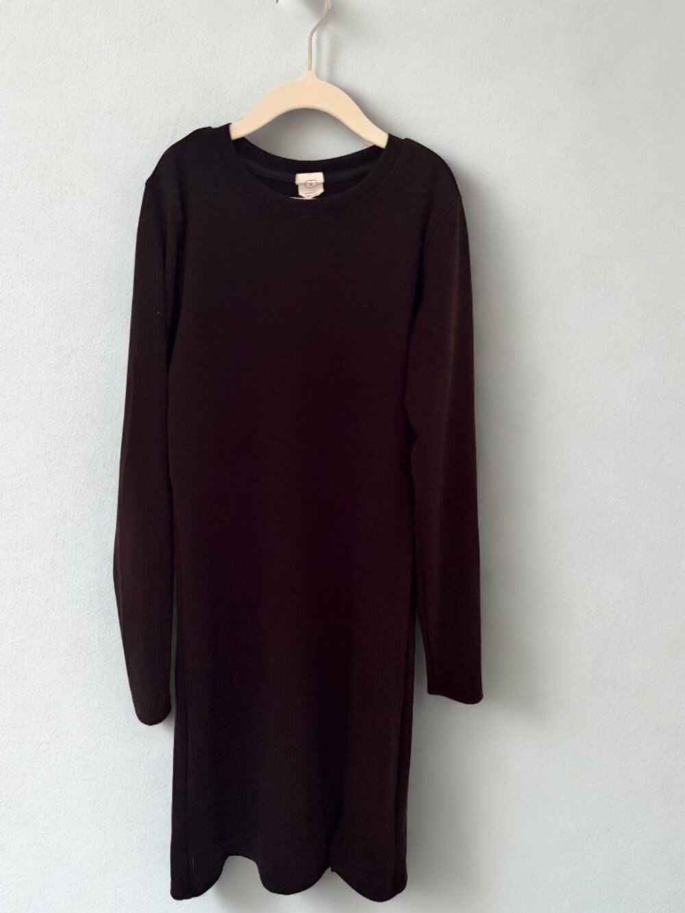 Bylt ribbled long sleeve dress